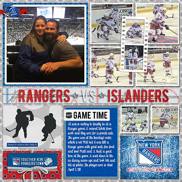 Rangers Game Time