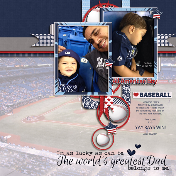 Rays Baseball with Daddy