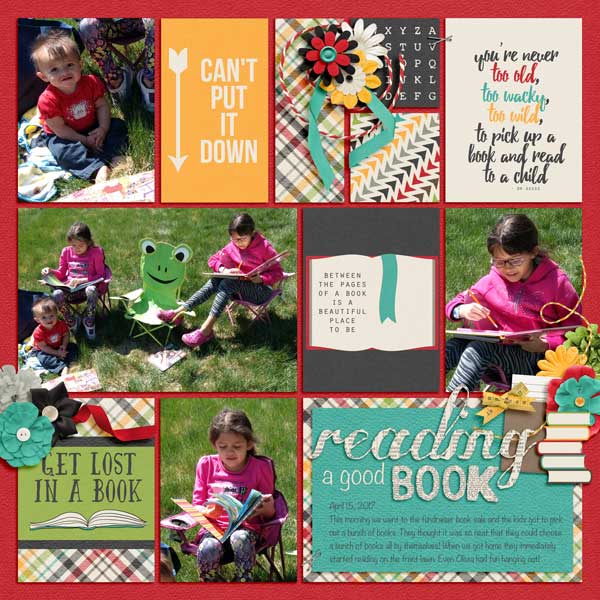 Reading a good book