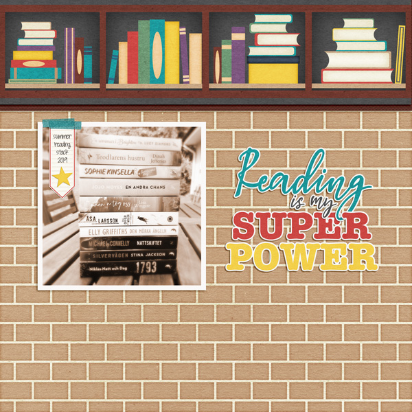 Reading is my super power