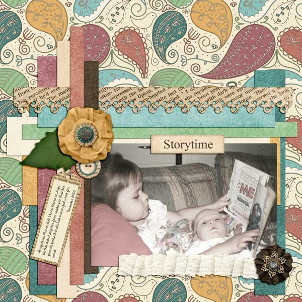 Reading to Baby Max