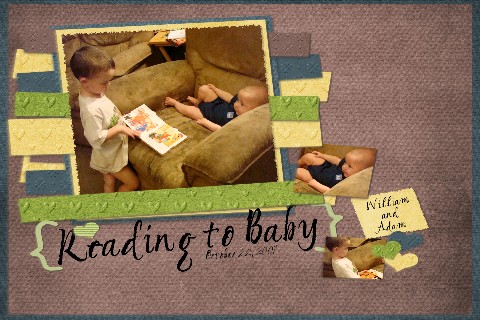 Reading to baby
