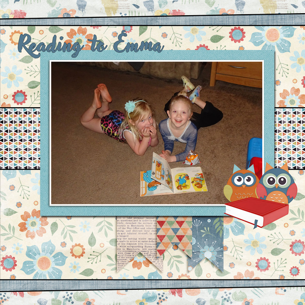 Reading to Emma