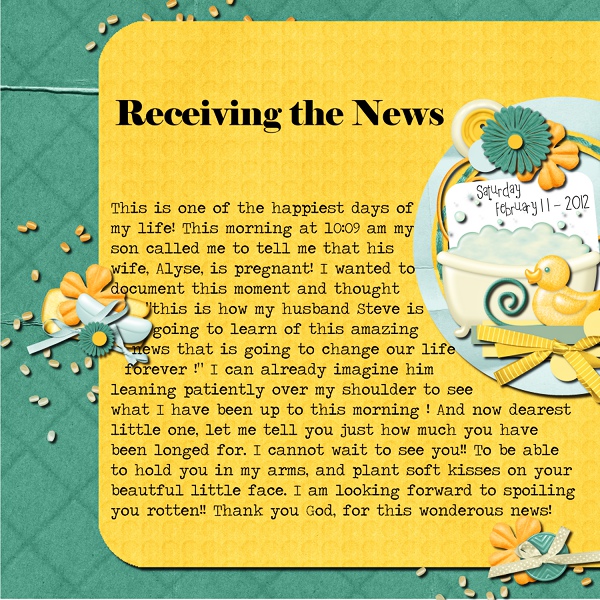 Receiving the News!
