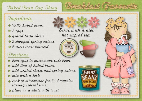 recipe card