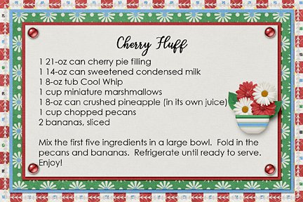 Recipe - Cherry Fluff