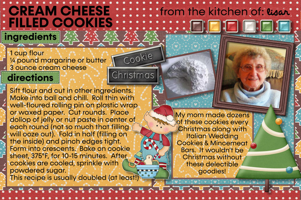 RECIPE Cream Cheese Filled Cookies