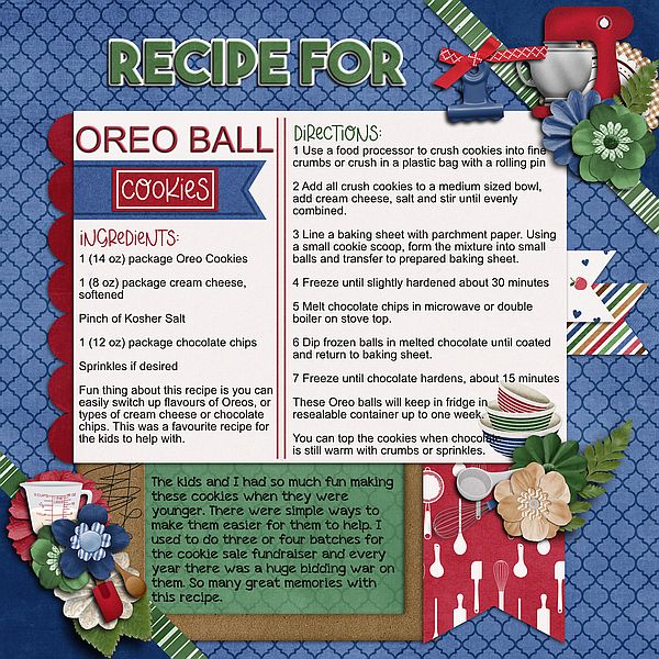 Recipe for Orea Ball Cookies