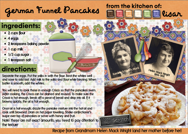 RECIPE German Funnel Pancakes