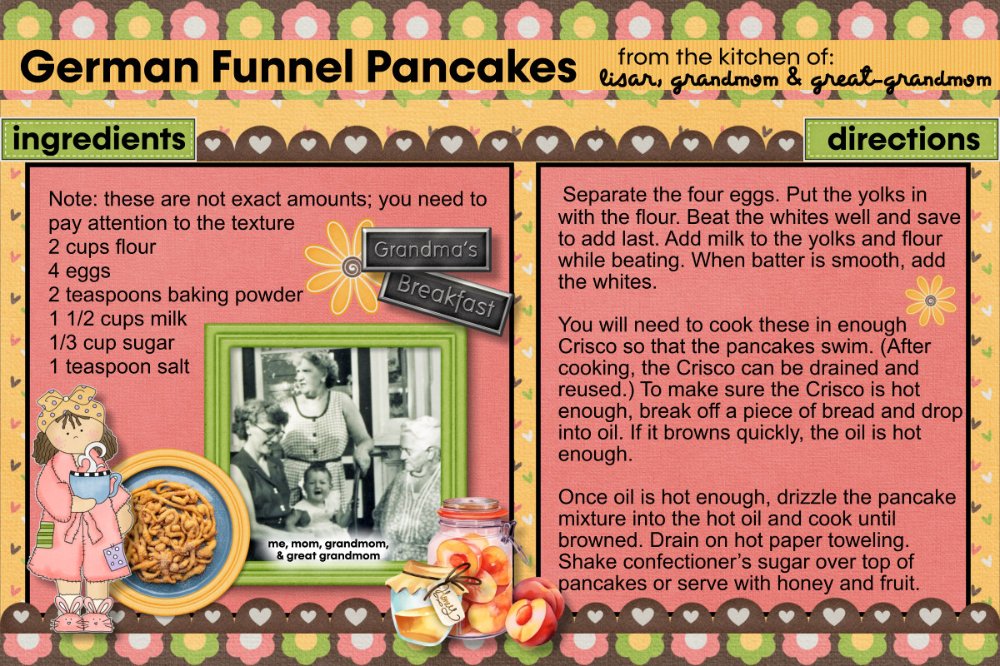RECIPE German Funnel Pancakes