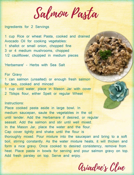 Recipe Salmon and Pasta