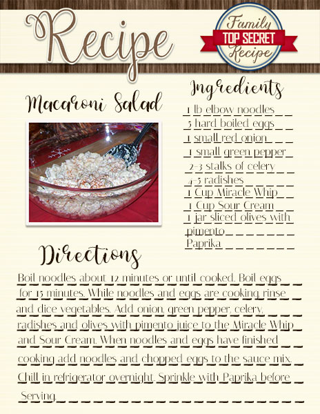 Recipe