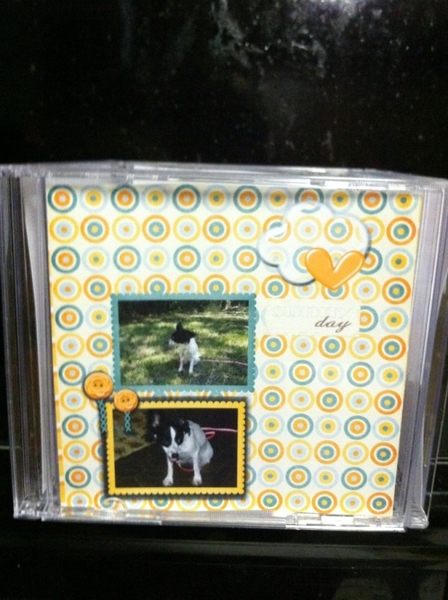 Recycled CD case
