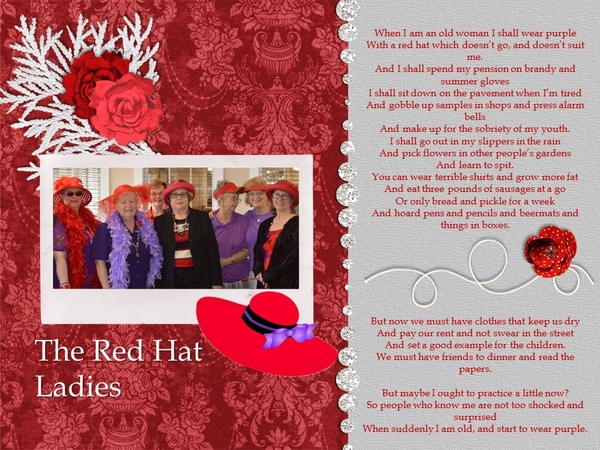 Red Hat Ladies - February 2017 Color Challenge