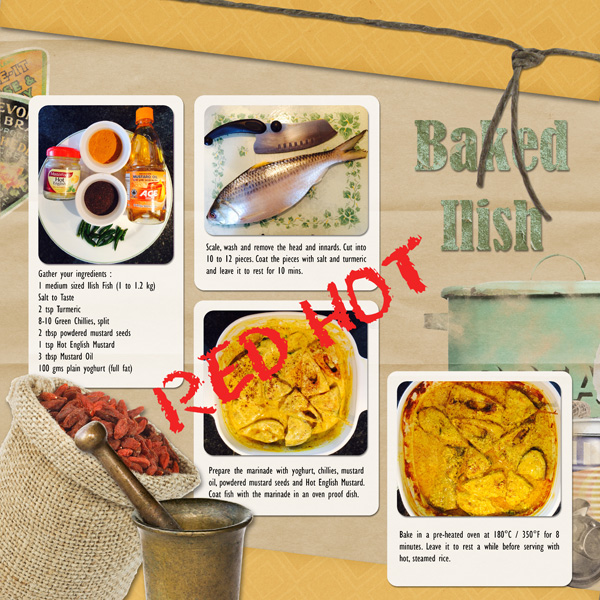 Red Hot Baked Ilish
