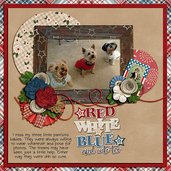 Red White Blue and Cute Too