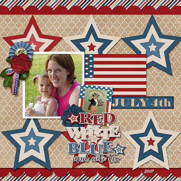 Red White Blue + Cute too