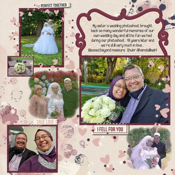 Reflecting on our wedding days