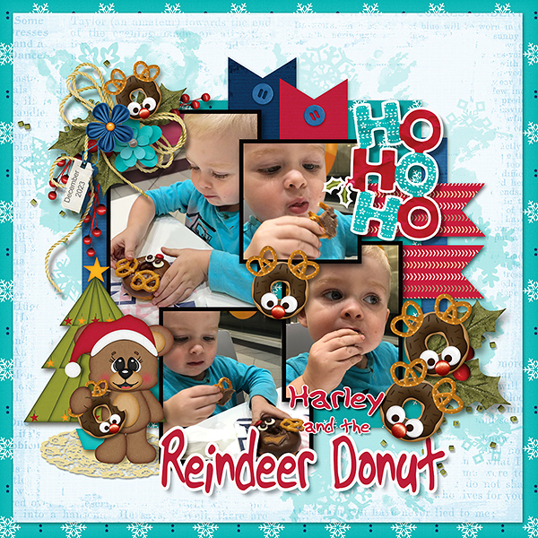 Reindeer Donut