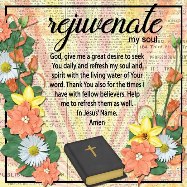 Rejuvenate My Soul