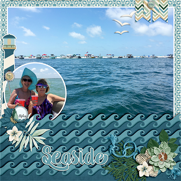 Relaxing on the boat