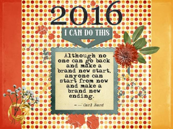 Resolution for 2016 - January 2016 Mini Kit Challenge