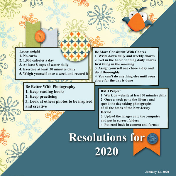 Resolutions for 2020