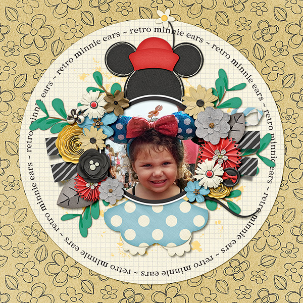 Retro Minnie Ears