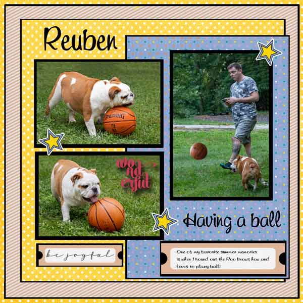 Reuben Having a Ball