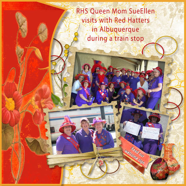 RHS Queen Mum Sue Ellen's Visit