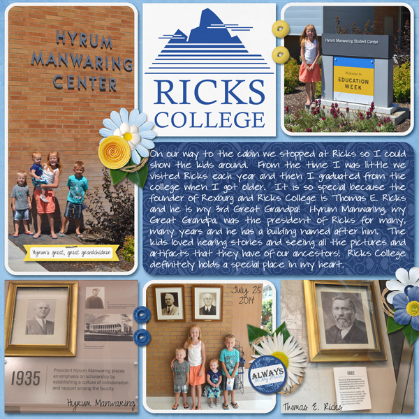 Ricks College-Never to be called BYU-Idaho!