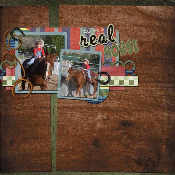 Riding a REAL Horse- pg 1