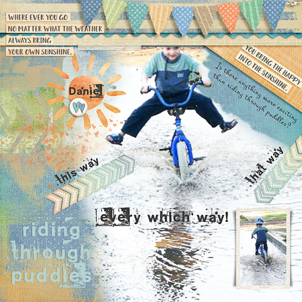 Riding through Puddles