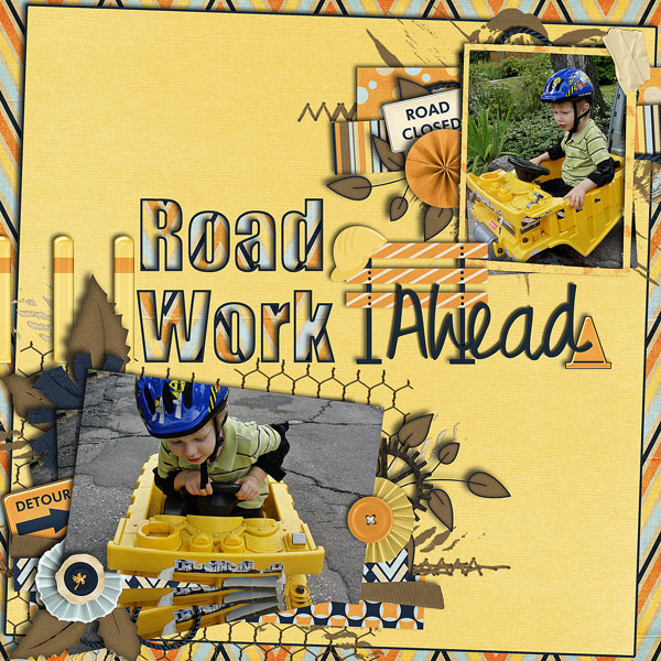 road work ahead