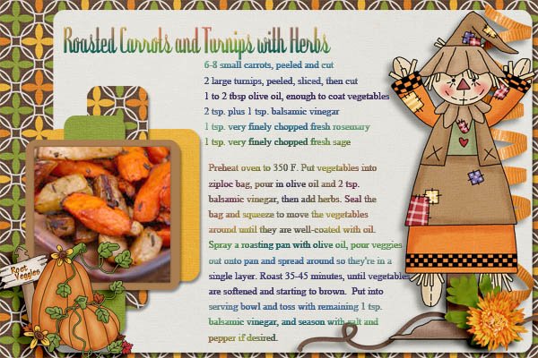 Roasted Carrots & Turnips with Herbs
