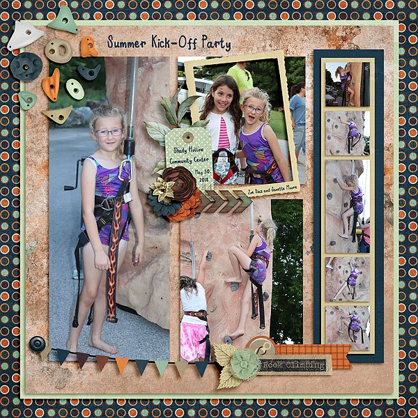 Rock Climbing at the Summer Kick-off Party