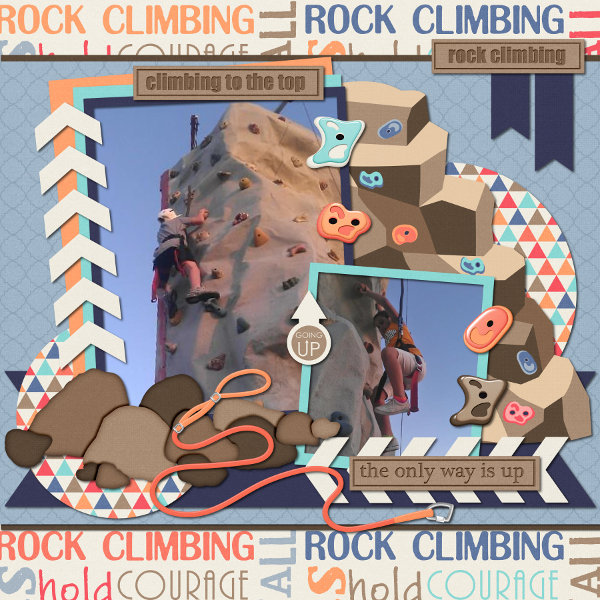 rock climbing