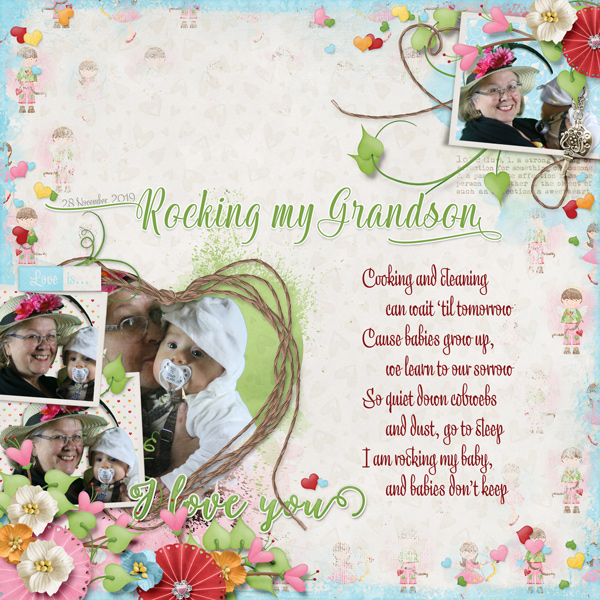 Rocking my Grandson