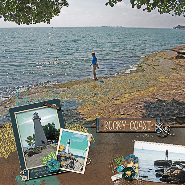 Rocky Coast of Lake Erie