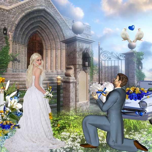 romantic wedding