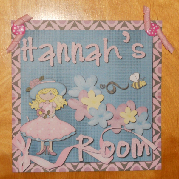 Room Sign-Flowers