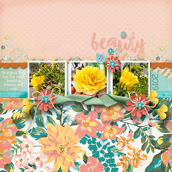 Rose and Freesia