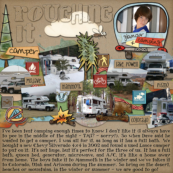 roughing it