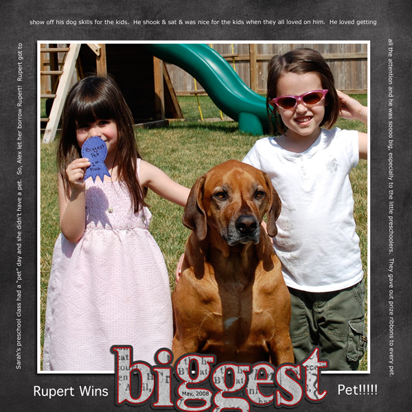 Rupert Wins BIGGEST Pet!
