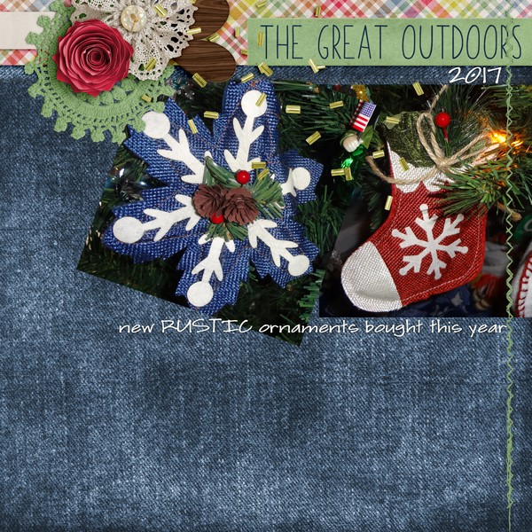 rustic ornaments