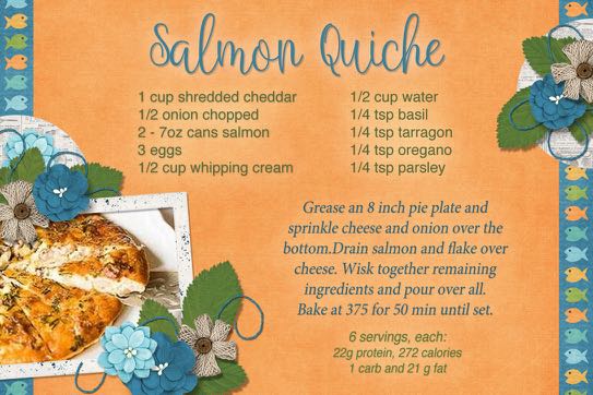 Salmon Quiche