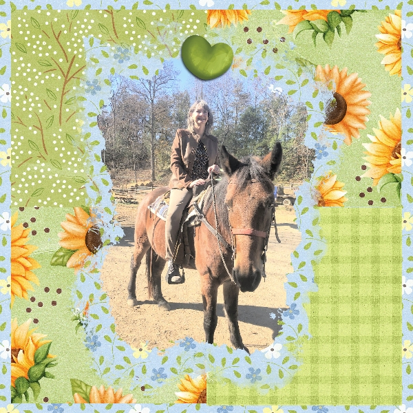 Sandra riding