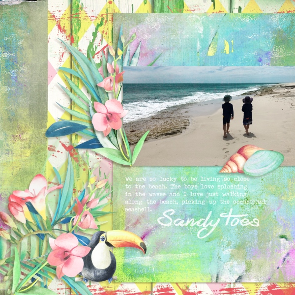 Sandy toes