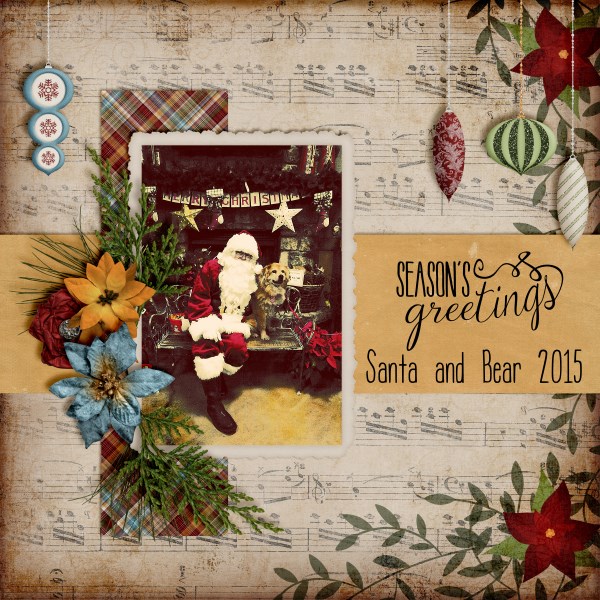 Santa and Bear 2015