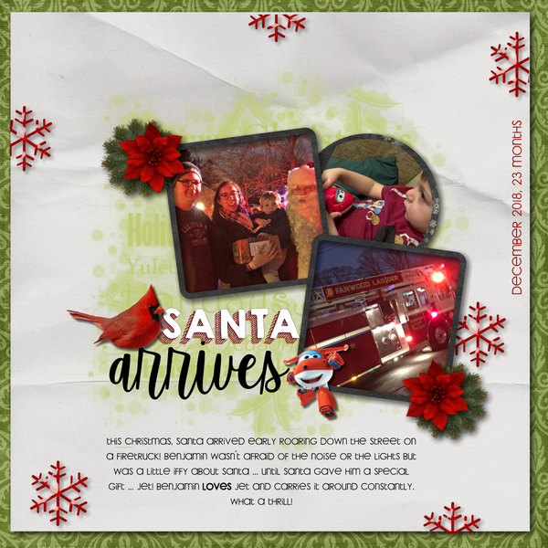 Santa Arrives